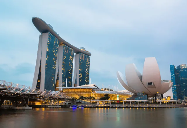 Marina Bay Sands and ArtScience Museum in Singapore
