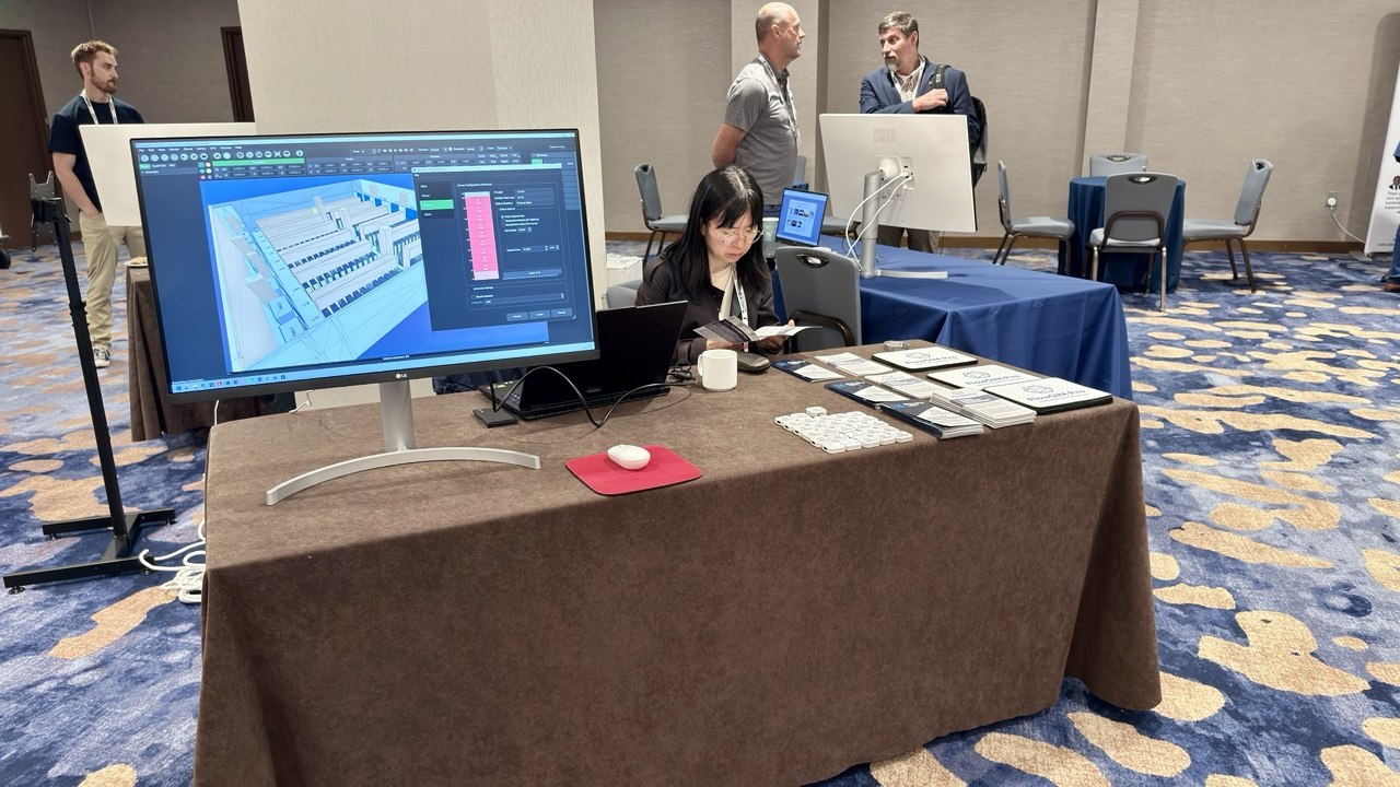FlowSIM Pro booth at SimBuild 2026 in Minneapolis